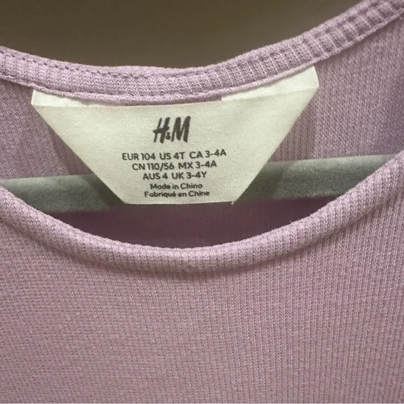 H&M Purple Sequin Girls Dress Size 4